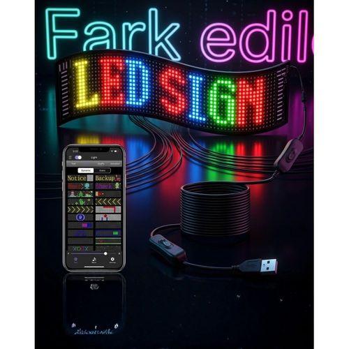 Rgb Led Matrix Panel 60 Cm 16x96 Piksel Kayan Yazı Ve Animasyon Destekli