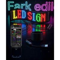 Rgb Led Matrix Panel 60 Cm 16x96 Piksel Kayan Yazı Ve Animasyon Destekli