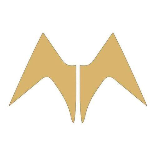 MONDİAL Mondial Mh Drift 2011 - 2020 Uyumlu Gold Ön Siperlik Yan Sticker