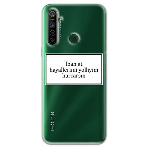 Realme 5i Kılıf HD Yazı Baskılı Silikon Arka Kapak - Yazı 9