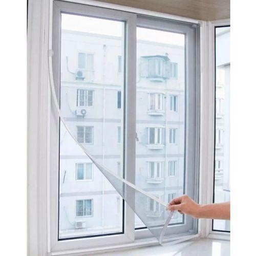 Pencere Sineklik Tülü 100x150 Cm Çift Taraflı Bant Hediyeli Kesilebilir Tül Sineklik Seti