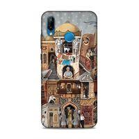 Huawei P20 Lite Uyumlu Kılıf Azarbaijan (49) Ultra Silikon Kılıf Şehir Simgeleri