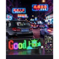 Rgb Kayan Yazı Led Panel Telefon Kontrollü Animasyonlu Akıllı Ekran