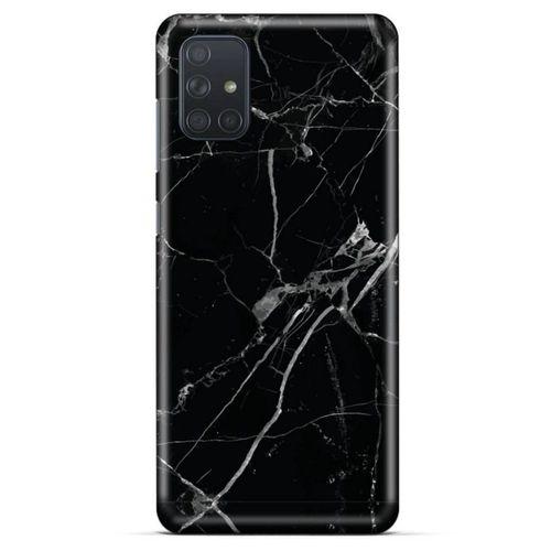Mermer Desenli (17) Tema Tasarım Kılıf Siyah Samsung Galaxy M51 Kılıf