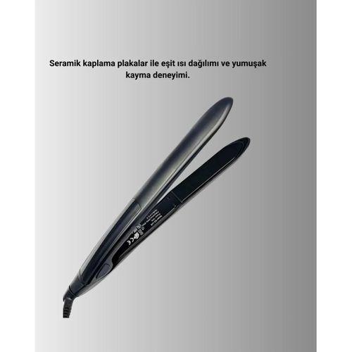 A Kalite Orijinal 2025 Isı Ayarlı Titanyum Seramik Plakalı Profesyonel Saç Düzleştirici
