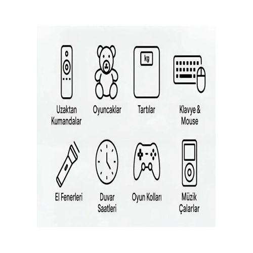 Type-c Şarjlı 800mwh 1.5v Şarj Edilebilir 2’li Aaa İnce Pil - Lityum Iyon Batarya