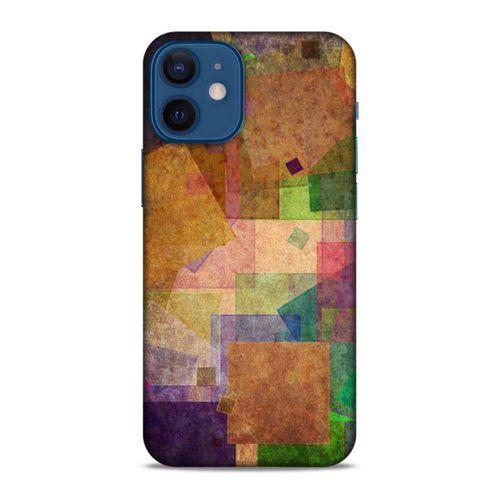 Lopard Apple iPhone 12 Mini Uyumlu Kılıf Soyut Sanat (37) Baskılı Silicone Cover