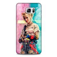 Samsung Galaxy Note 5 Uyumlu Kılıf Harley Quinn (27) Tasarımlı Kılıf Kobalt mavisi