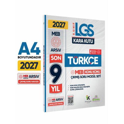 2027 LGS 8 Sınıf Karakutu MEB Çıkmış Soru Modül SET Konu Konu Son 9 Yıl 6lı Video/PDF Çözümlü Set
