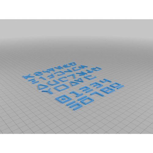 Aurabesh Yazı Tipi (Bu ürün Sadece Plastik parçadır - Almadan Önce Soru Sorabilirsiniz)