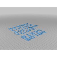 Aurabesh Yazı Tipi (Bu ürün Sadece Plastik parçadır - Almadan Önce Soru Sorabilirsiniz)