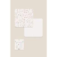 Bistyle Bistyle 2li Müslin Battaniye Little Elephant Kutulu 70141 75x75cm Beyaz