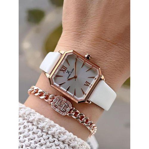 Daniel Klein Deri Kordonlu 2 Yıl Garantili 3 Atm Suya Dayanıklı Kadın Kol Saati+Bileklik BD.13939.5