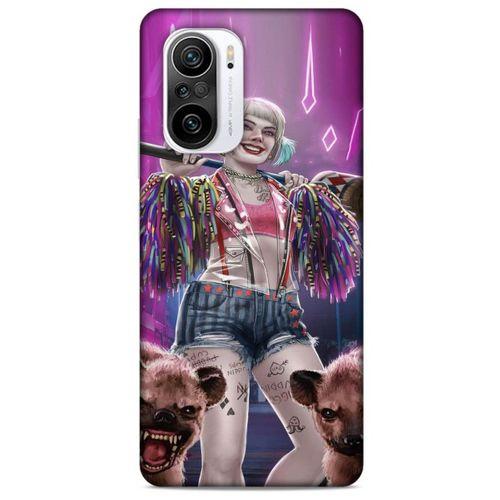 Xiaomi Redmi K40 Uyumlu Kılıf Harley Quinn (35) Fit Design Kılıf Lavanta pembesi