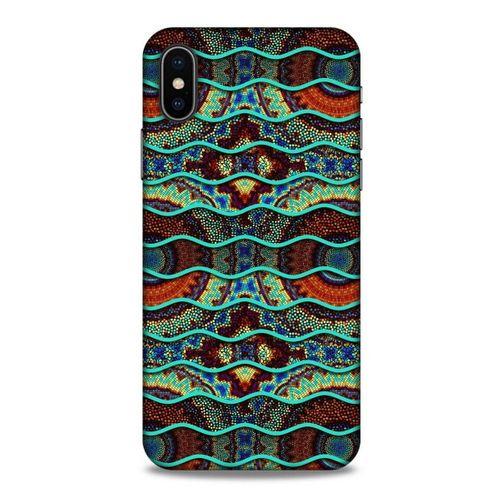 Apple Iphone X Kılıf Baskılı Özel Seri Taşlı (38) Neo Hybrid Kılıf