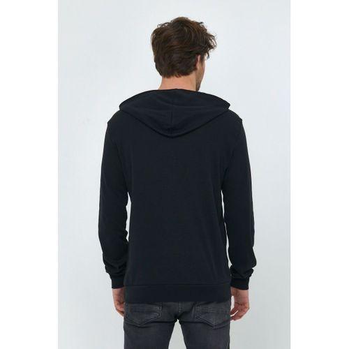 Erkek Kapüşonlu Slim Fit Basic Sweatshirt SPR22SW925