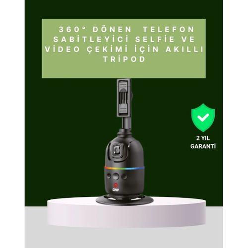 Yüz Takipli 360° Akıllı Gimbal Telefon Ve Aksiyon Kamera Uyumlu