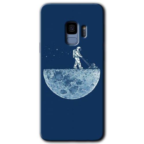 Potkal Hediye Fabrikası Samsung Galaxy S9 Kılıf HD Desen Baskılı Arka Kapak - Uzay İşçisi