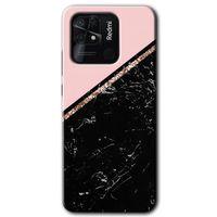 Xiaomi Redmi 10C HD Baskılı Kılıf + 9D Tam Ekran Koruyucu - Yarım Mermer