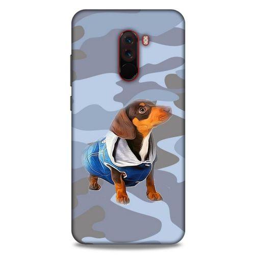 Xiaomi Pocophone F1 Kılıf Köpek Kıyafetleri (50) Shockproof Kılıf Dakhund Puf Mont