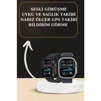 Akıllı Saat Sesli Görüşme Titreşimli Gps Bağlantısı Müzik Dinleme Sosyal Medya Bildirimleri