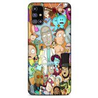Samsung Galaxy M31s Uyumlu Kılıf Rick And Morty (35) Fit Design Kılıf Cop Rick