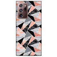 Mermer Desenli (32) Tema Soft Silikon Kılıf Bakır rengi Samsung Galaxy Note 20 Ultra Kılıf