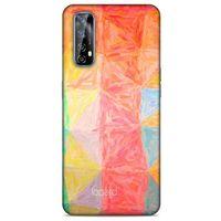 Huawei P Smart 2021 Kılıf Pastel Renkler (26) Tpu Silikon Kılıf Sarı Kırmızı