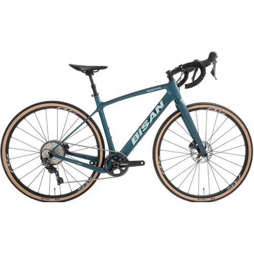 Bisan Reactive Carbon Gravel Bisiklet Petrol Yeşil 49 cm