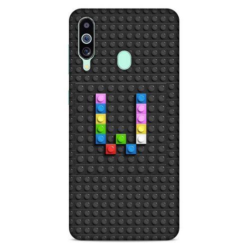 Lopard Samsung Galaxy M40 Uyumlu Kılıf BloX (39) Liquid Crystal Kılıf W Harfi