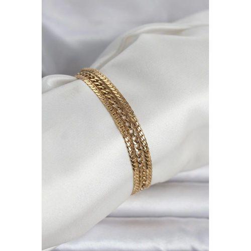 316L Çelik Gold Renk 3'lü Kadın Bileklik