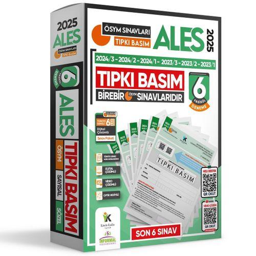 2025 ALES ÖSYM Tıpkı Basım Çıkmış Soru 6lı Deneme Paketi Video ve Dijital Çözümlü Türkiye Geneli