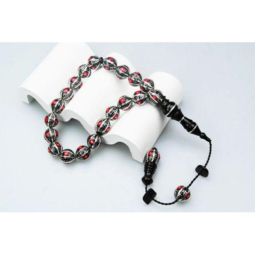 Oltu Taşı 100 Mikron Karpuz Dilimi Tespih