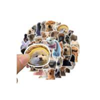 Sevimli Köpek Çıkartmaları Laptop Notebook Tablet Sticker Seti