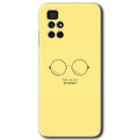 Redmi 10 Kılıf HD Desen Baskılı Arka Kapak - Be Honest + Kırılmaz Cam