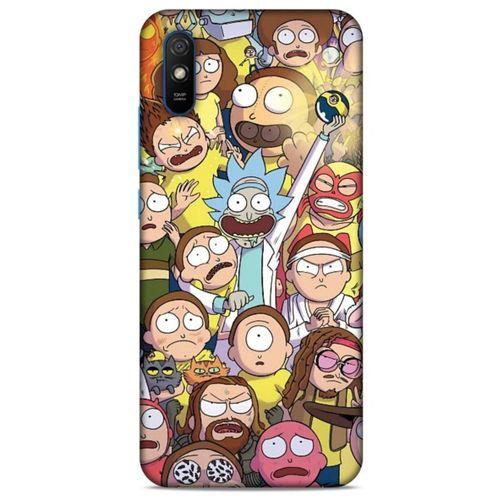 Xiaomi Redmi 9A Uyumlu Kılıf Rick And Morty (34) Slim Armor Kılıf Manager Morty