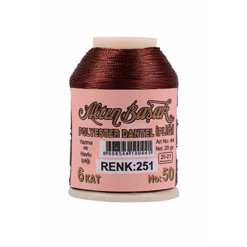 3 Adet Altınbaşak Oya ve Dantel İpi 20 gr - Royaleks - No: 251