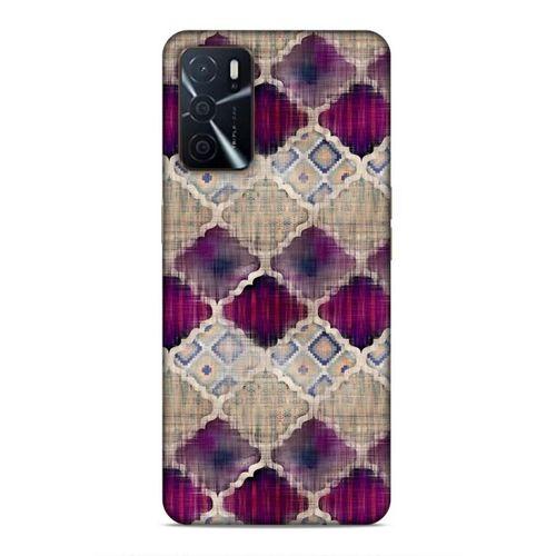 Oppo A16 Uyumlu Kılıf Utopia (7) Telefon Kılıfı Bordo Mavi