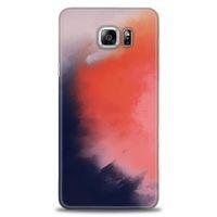 Samsung Galaxy Note 5 Kılıf HD Baskılı Kılıf - Sisli Turuncu + Tam Ekran Koruyucu