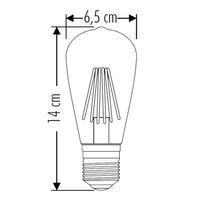 8W LED RUSTİK AMPUL
