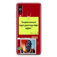 Samsung Galaxy A20s Kılıf Caps Sokrates Hayat Arka Kapak Koruma Desenli Full Koruyucu