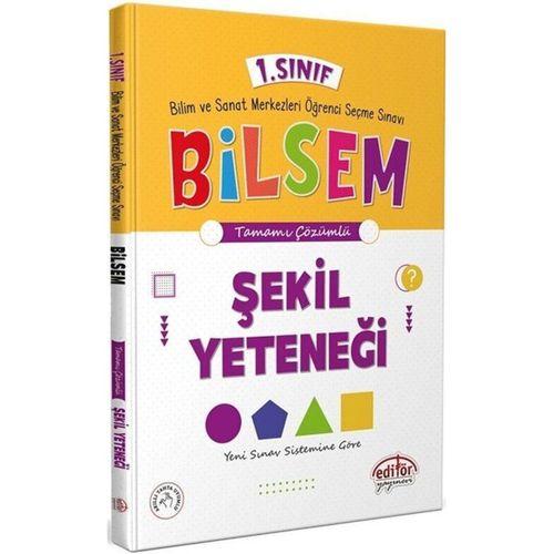 1. Sınıf Bilsem Hazırlık Şekil Yeteneği Editör Yayınları