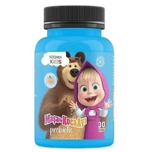 Voonka Voonka Kids Maşa ile Koca Ayı Probiyotik 30 Çiğneme Tableti 8683655089013