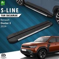 S-Dizayn Renault Duster 3 S-Line Krom Yan Basamak 183 Cm 2024 Üzeri A+ Kalite