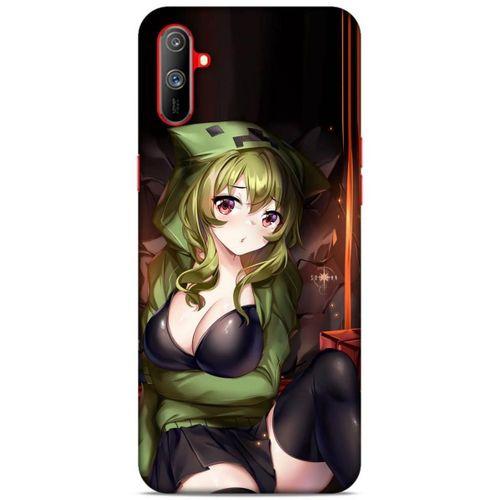Lopard Oppo Realme C3 Uyumlu Kılıf PiXel (34) Slim Armor Kılıf TNT Anime