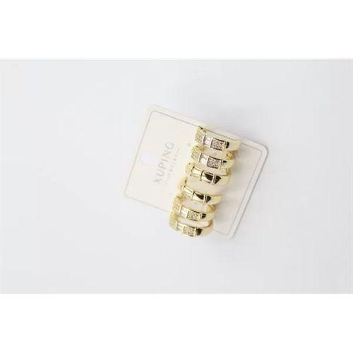 3'lü Halka Küpe - Altın