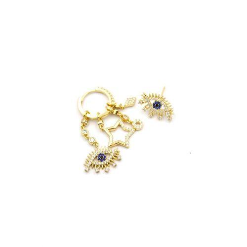 Göz Shakira Küpe - 14K Altın