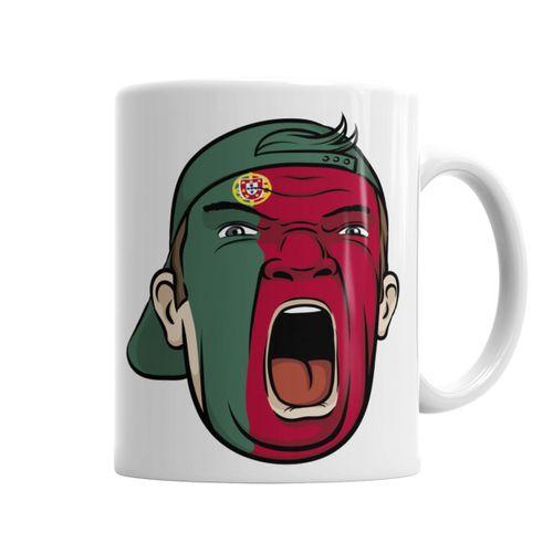 Portugal Fan Kupa Bardak Porselen