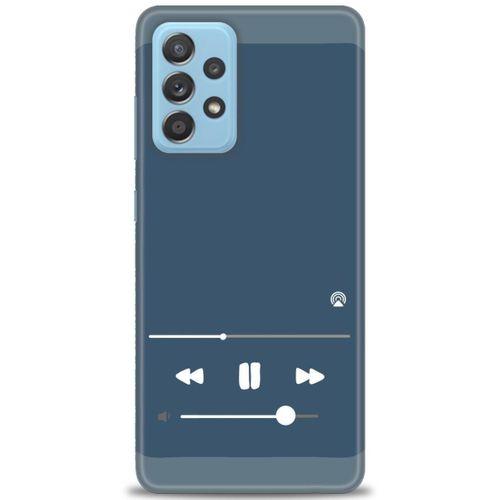 Samsung Galaxy A52s 5G Kılıf HD Baskılı Kılıf - Müzik Çalar + Tam Ekran Koruyucu