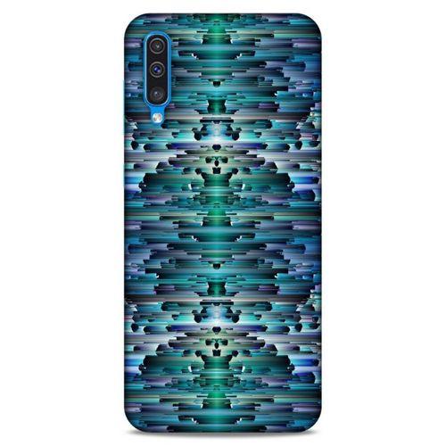 Lopard Samsung Galaxy A30s Uyumlu Kılıf PiXel (20) Koruyucu Kılıf Mavi